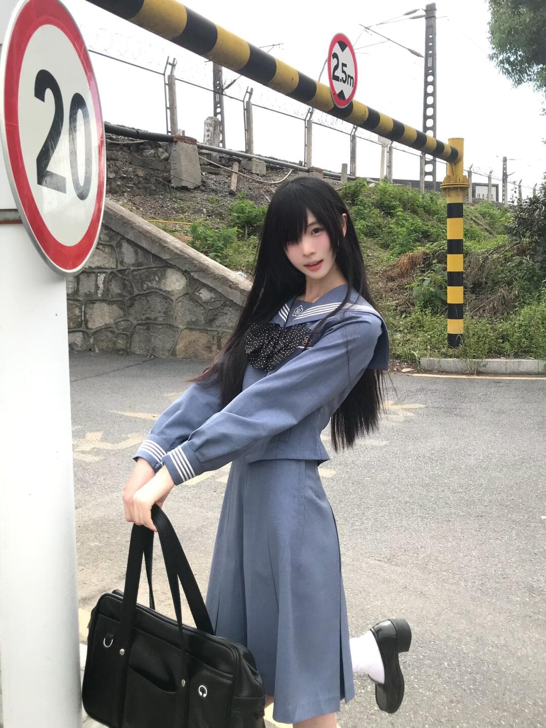 セーラー服 エレガント学園風水玉リボン