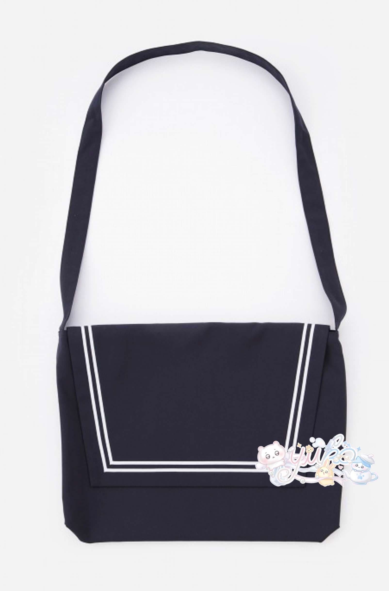セーラー服 学生風セーラーカラー付きショルダーバッグ