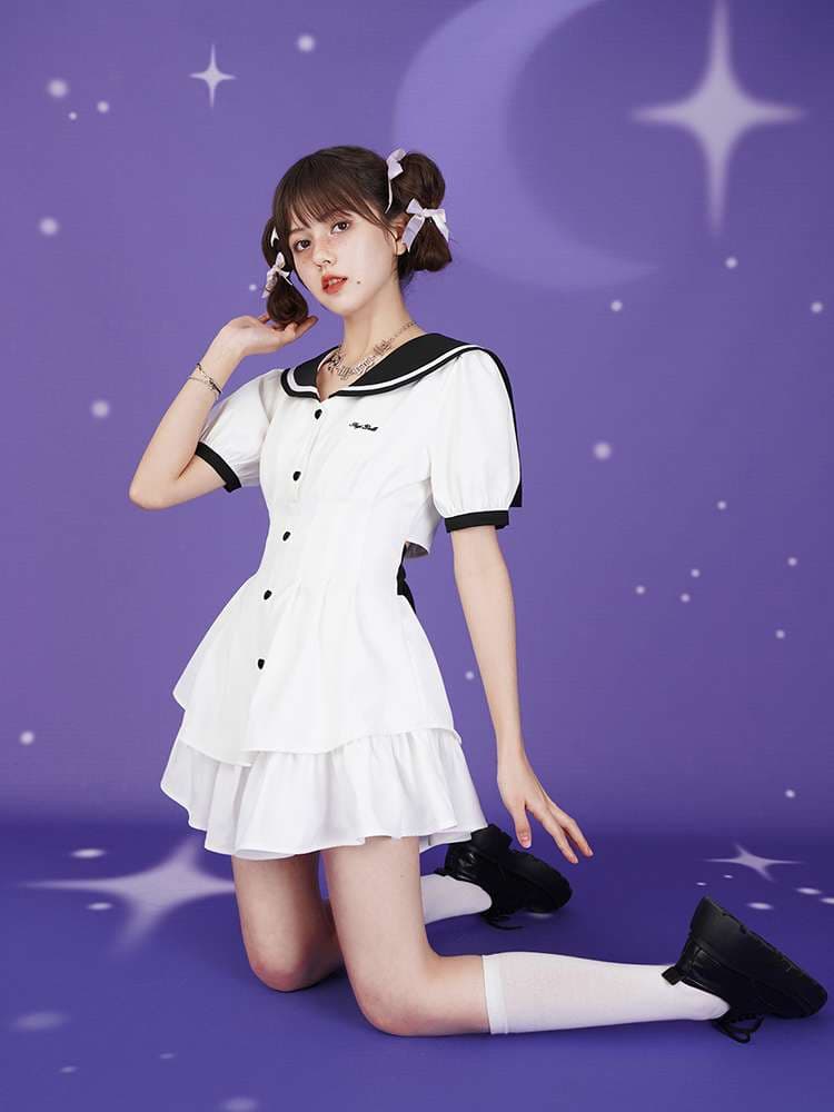 セーラー服 星空セーラーガール ミニワンピース