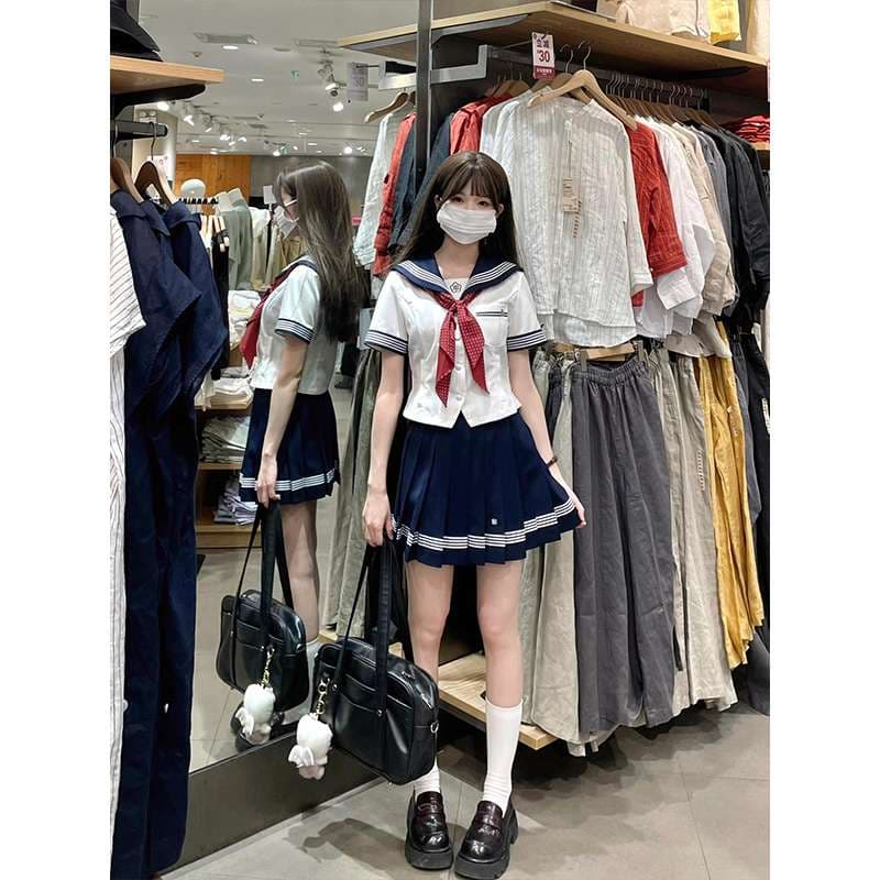 セーラー服 JK制服風セーラーブラウス