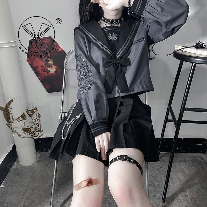 セーラー服 ゴシック風 セット