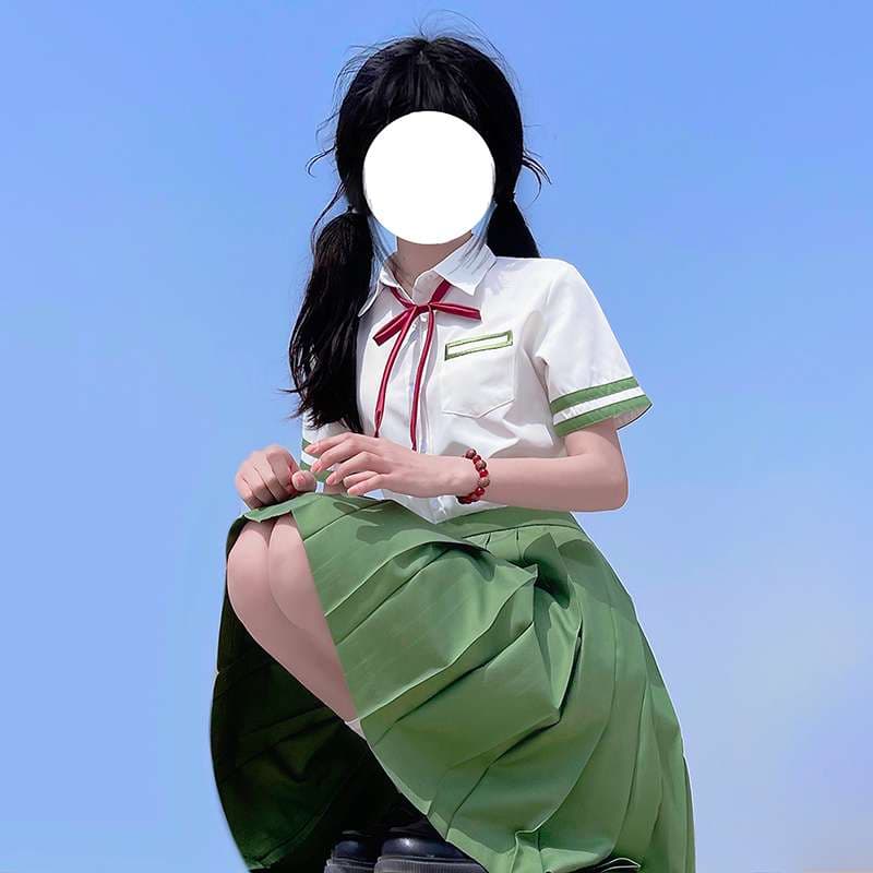 セーラー服 清楚系プリーツスカート セット