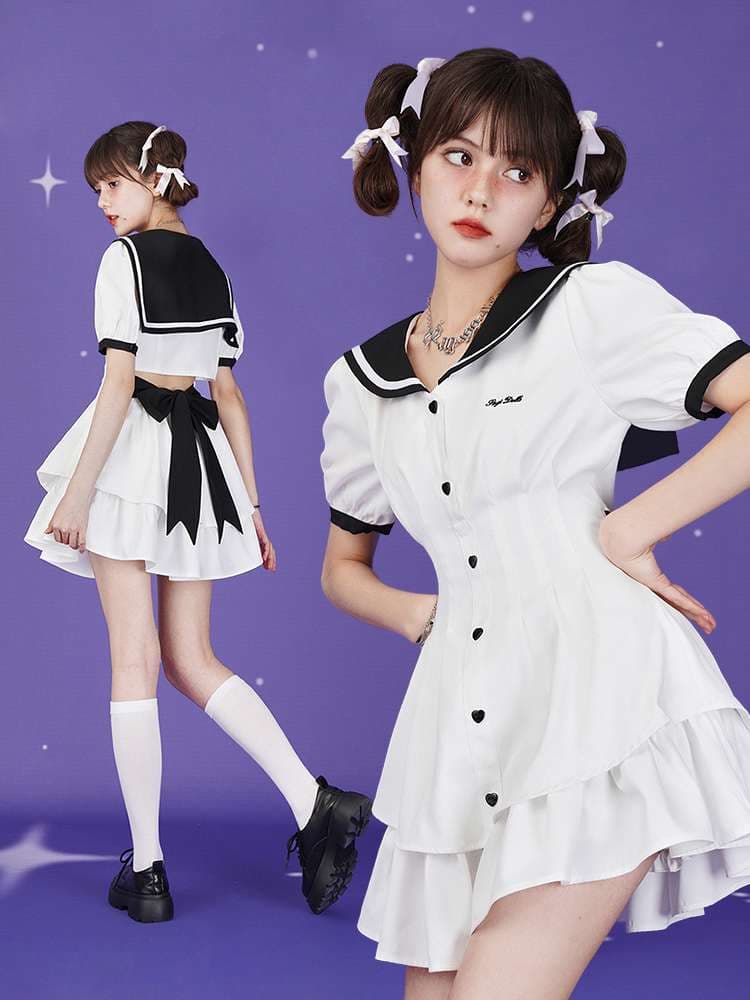 セーラー服 星空セーラーガール ミニワンピース