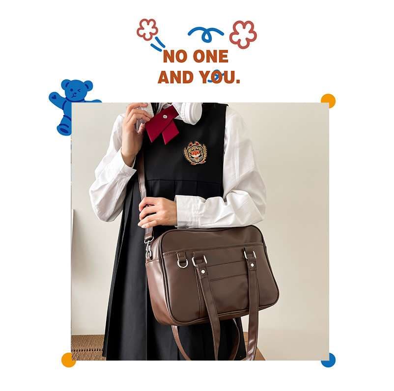 セーラー服 学生風レトロ風ショルダーバッグ