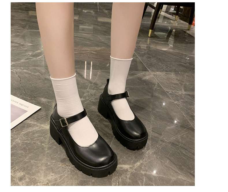 セーラー服 メリージェーンチャンキーソールシューズ