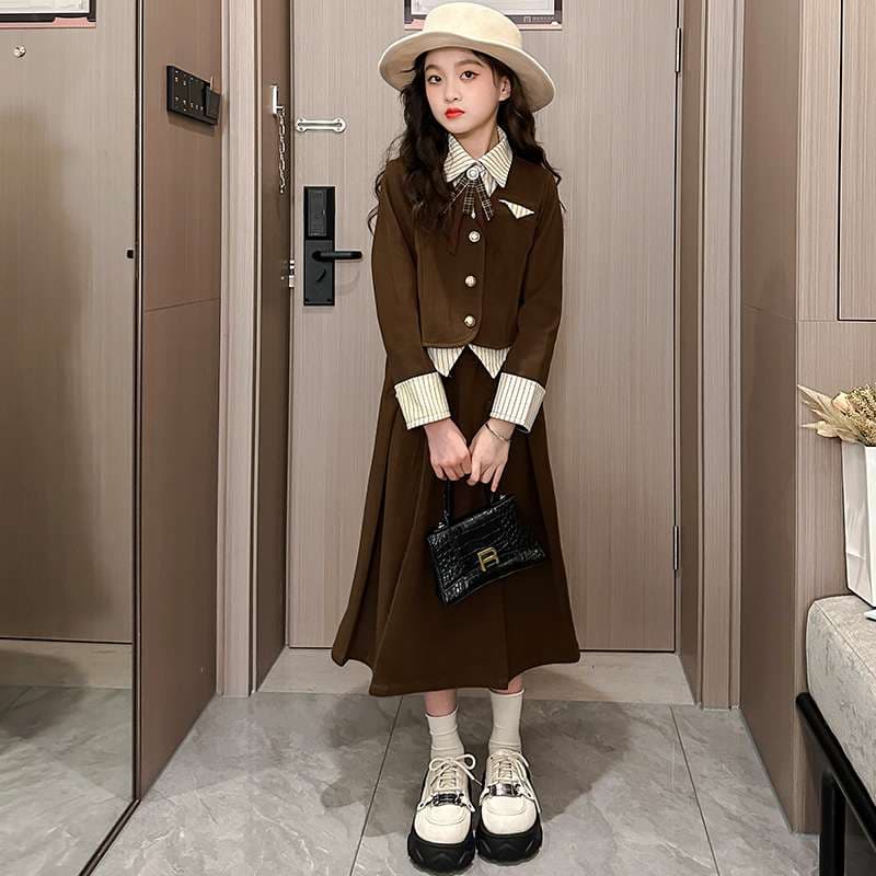 セーラー服 レトロ風学生制服ワンピース