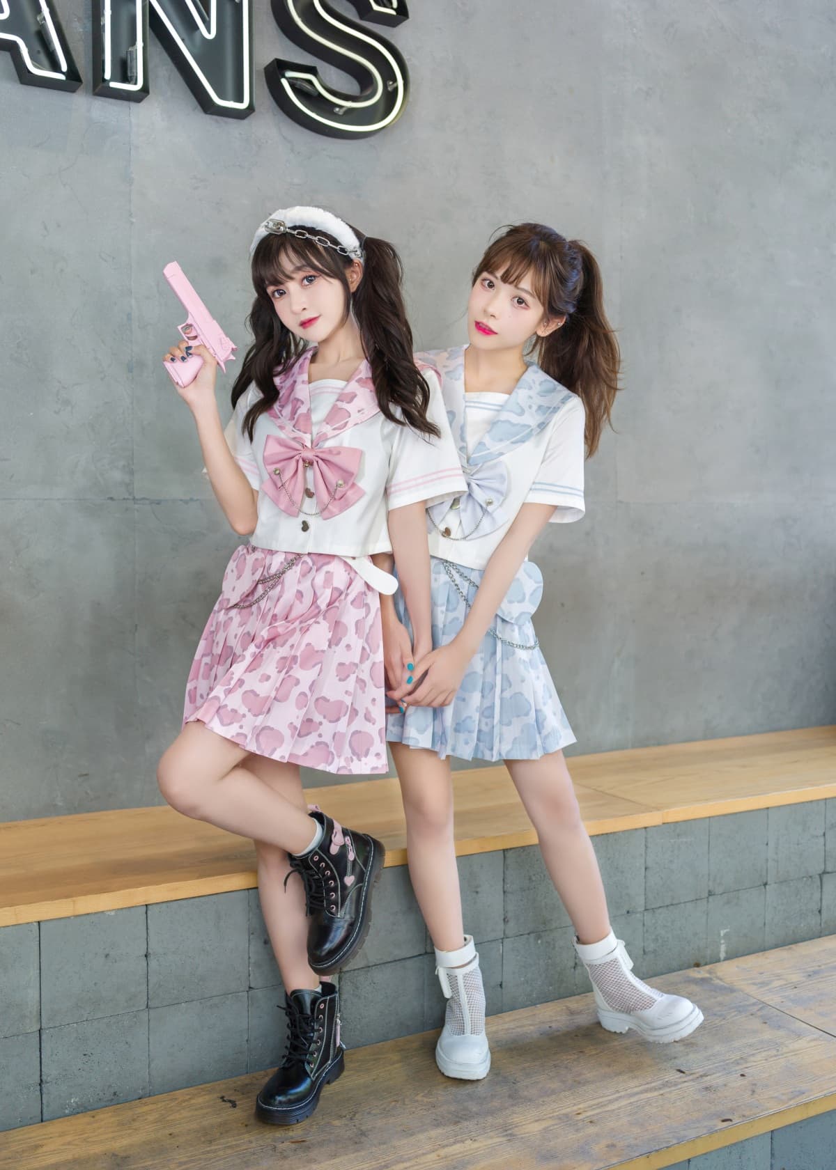 セーラー服 ハートモチーフ制服セット