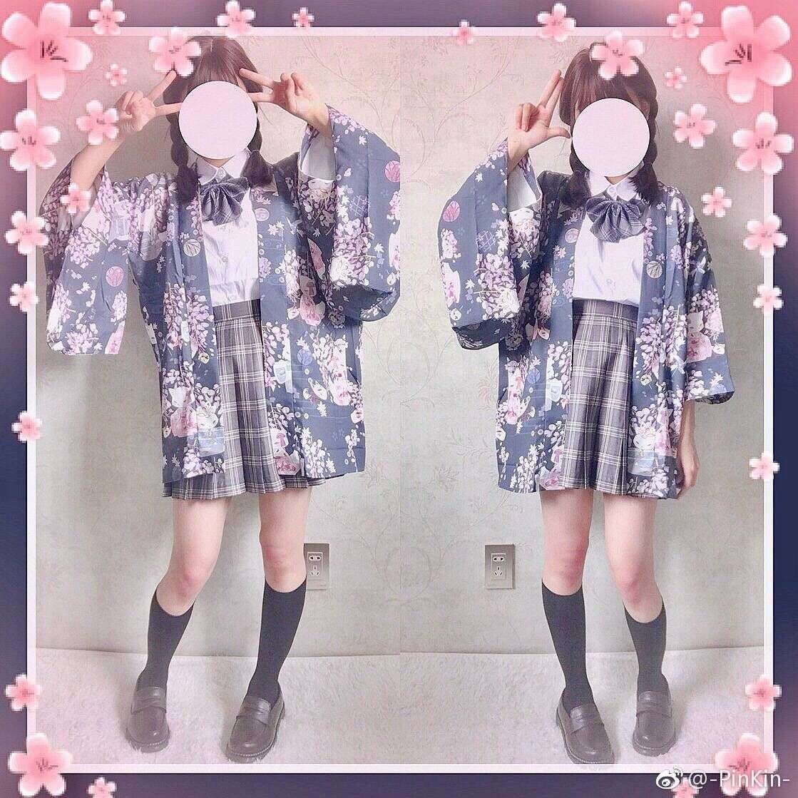 セーラー服 桜舞う和風 コーデセット