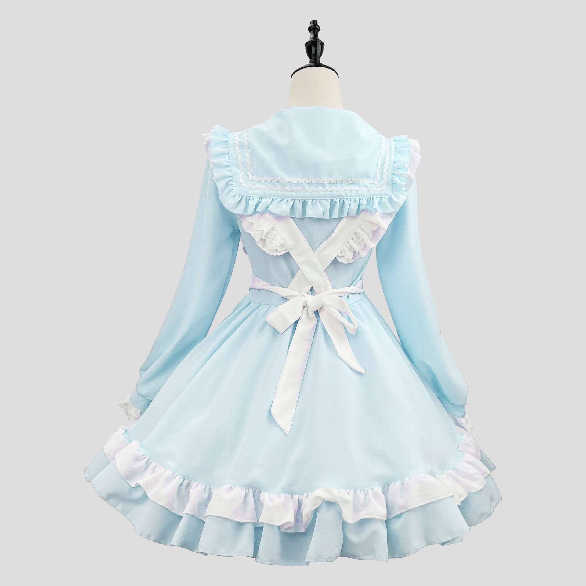 セーラー服 ふんわりメイド風ロリータワンピース