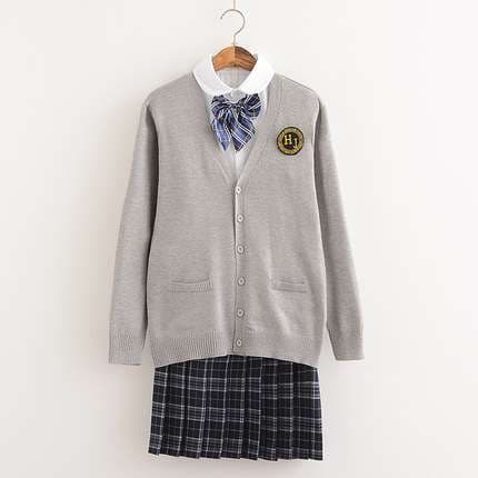 セーラー服 クラシックスクールカーディガン制服セット
